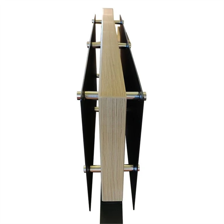 Custom 4-Layer Boutique Garment Display Stand with POP (4)